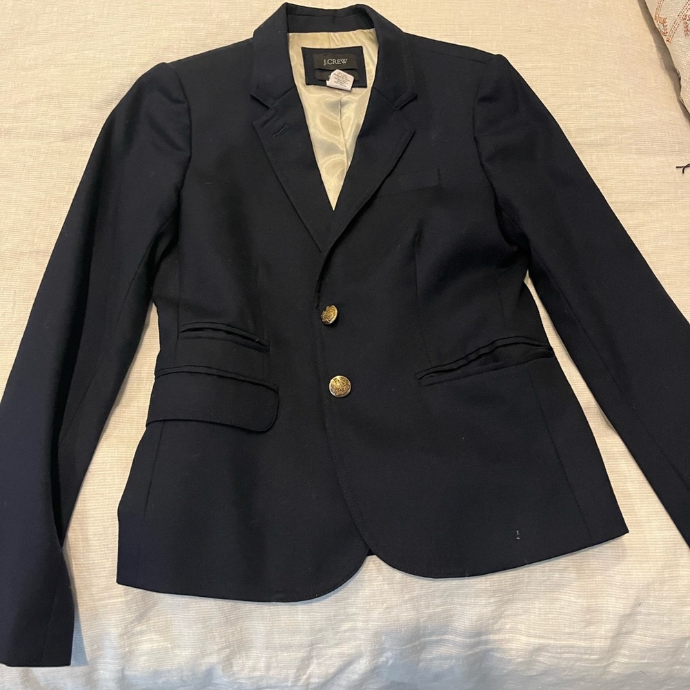 Jcrew Navy Schoolboy Blazer sz 2